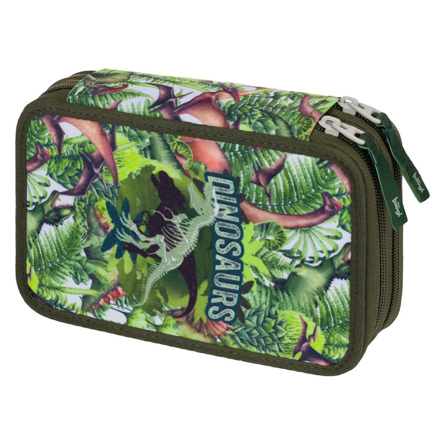 baagl-two-level-trousse-scolaire-dinosaures-2-tages-vide image 1