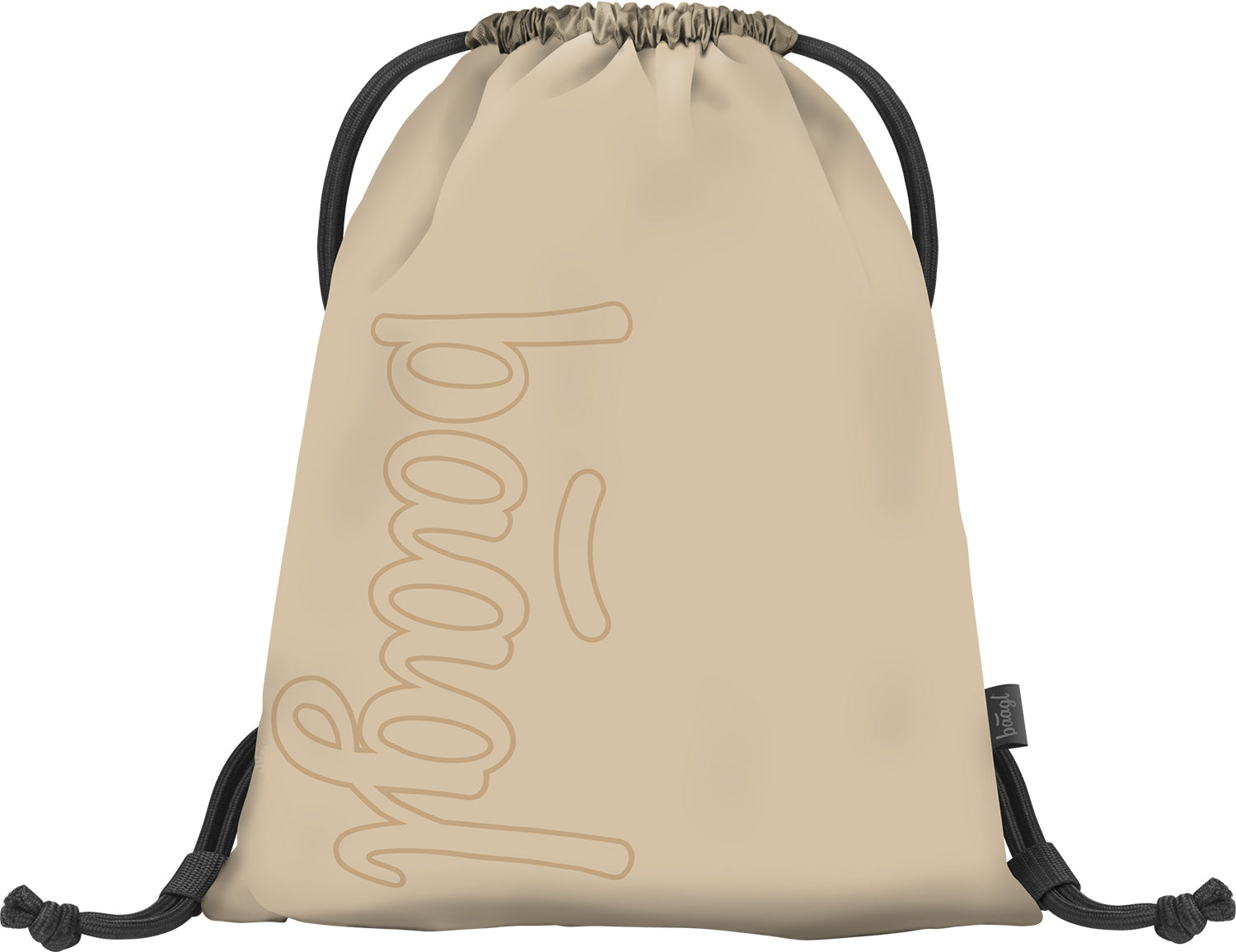 baagl-beige-sac-de-gym-enfant-cordon-lavable image 1
