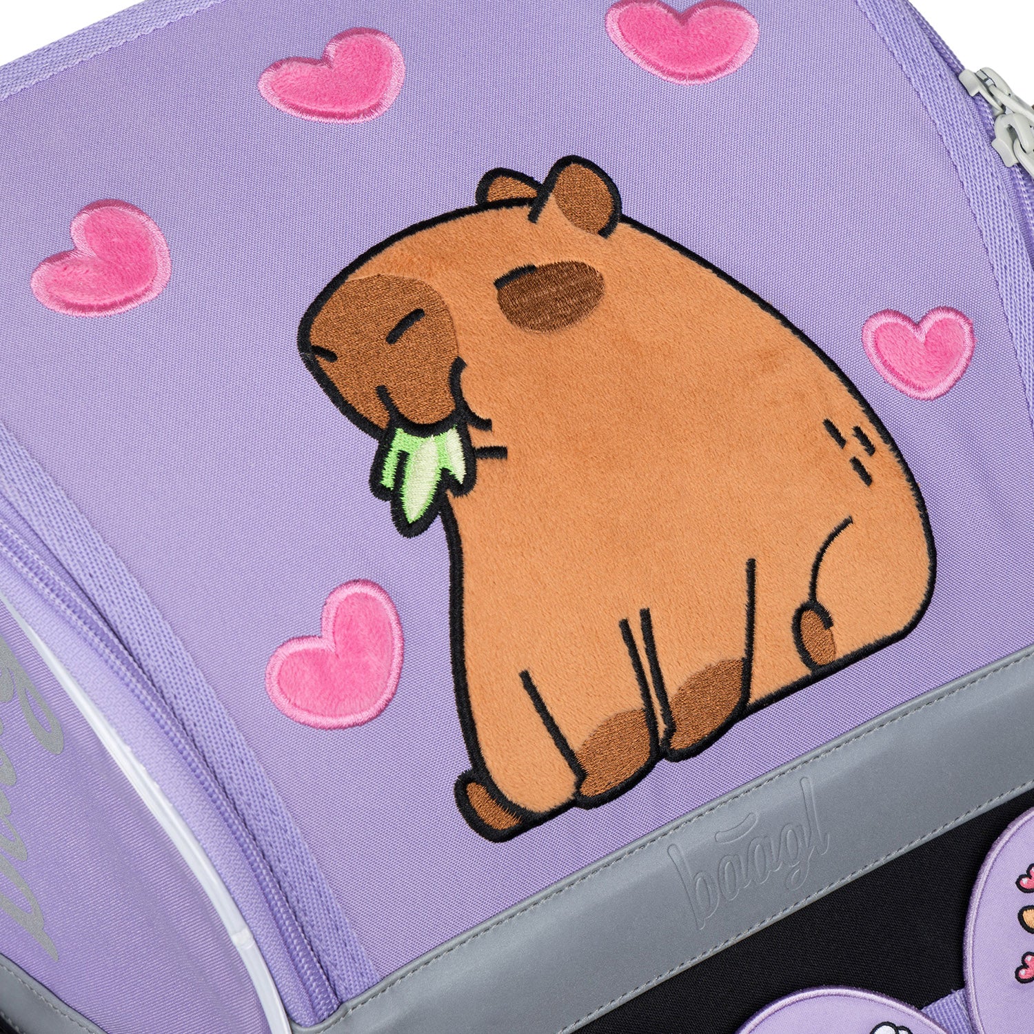 baagl-zippy-capybara-cartable-cp-ergonomique-18-l-badges image 8