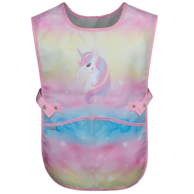 baagl-rainbow-unicorn-tablier-enfant-licorne-lavable image 1
