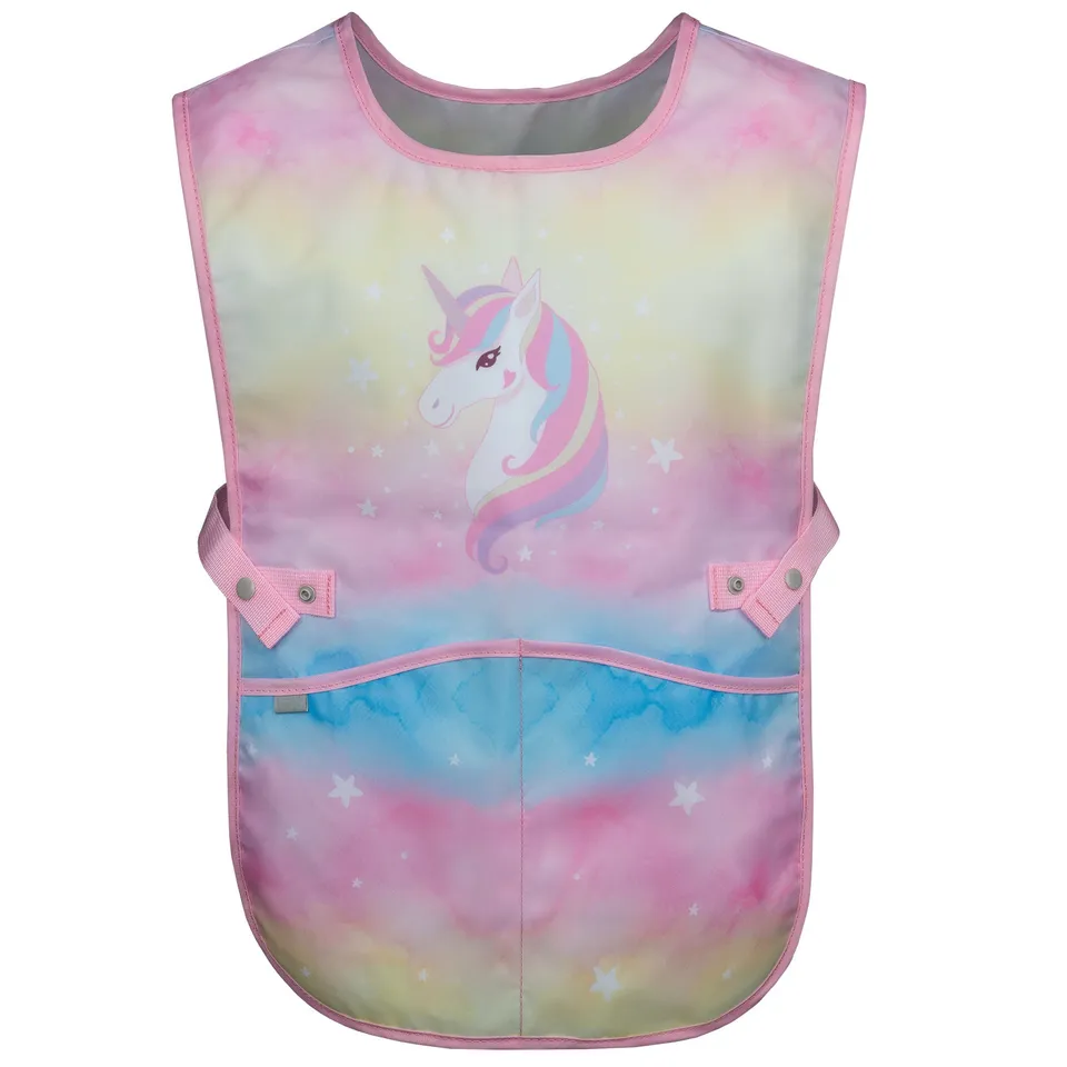 baagl-rainbow-unicorn-tablier-enfant-licorne-lavable image 1