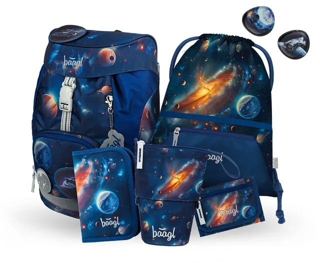 baagl-airy-universe-iii-set-scolaire-cartable-cp-l-ger image 1