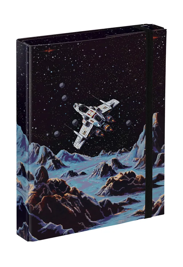 baagl-chemise-a5-pixel-space-lastique image 1