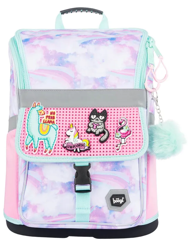 baagl-zippy-rainbow-diy-cartable-scolaire-fille-ergonomique-18-l image 1
