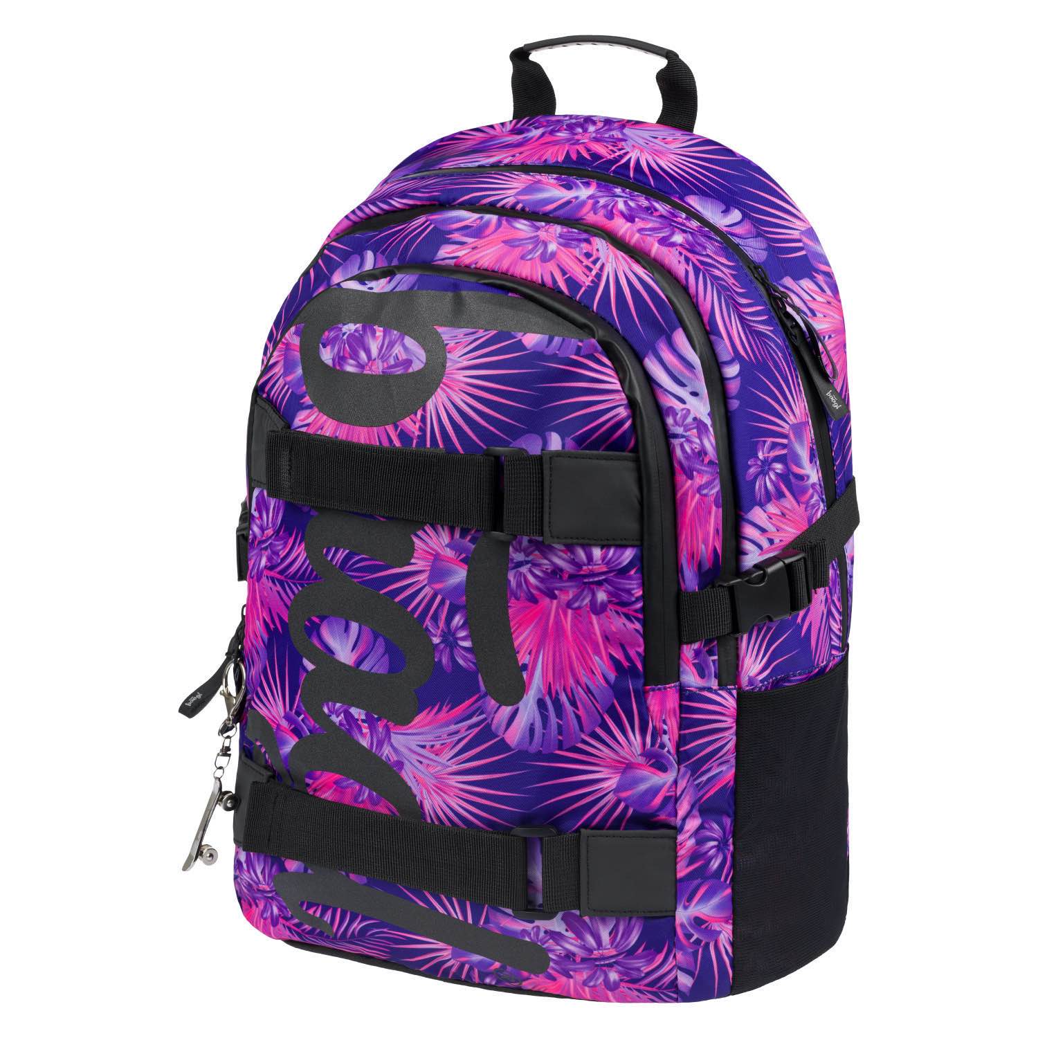 baagl-skate-sac-dos-violet-25l-skateboard-15-pouces image 2