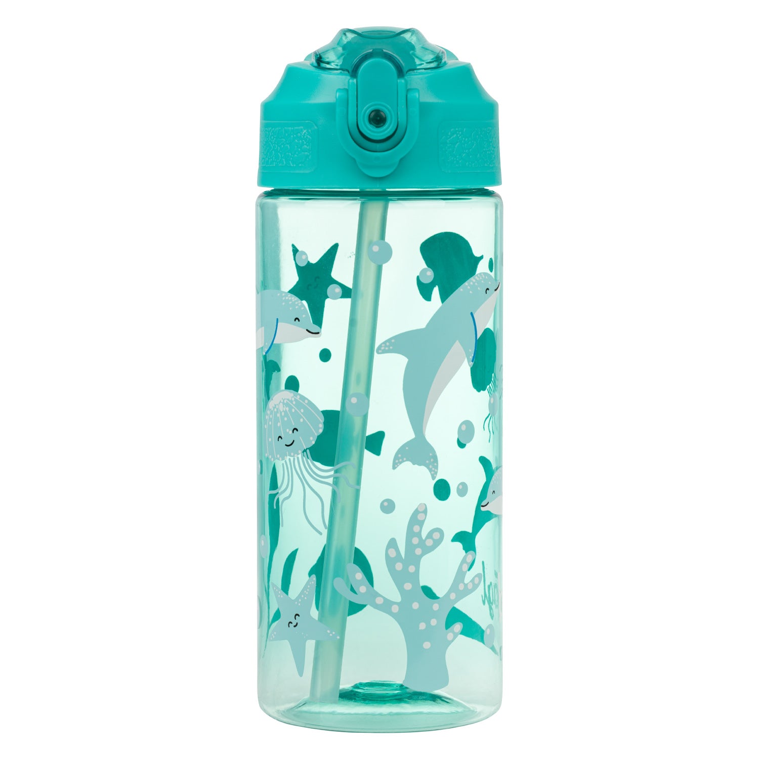 baagl-dolphin-gourde-tritan-paille-500-ml-dauphin-enfant image 2