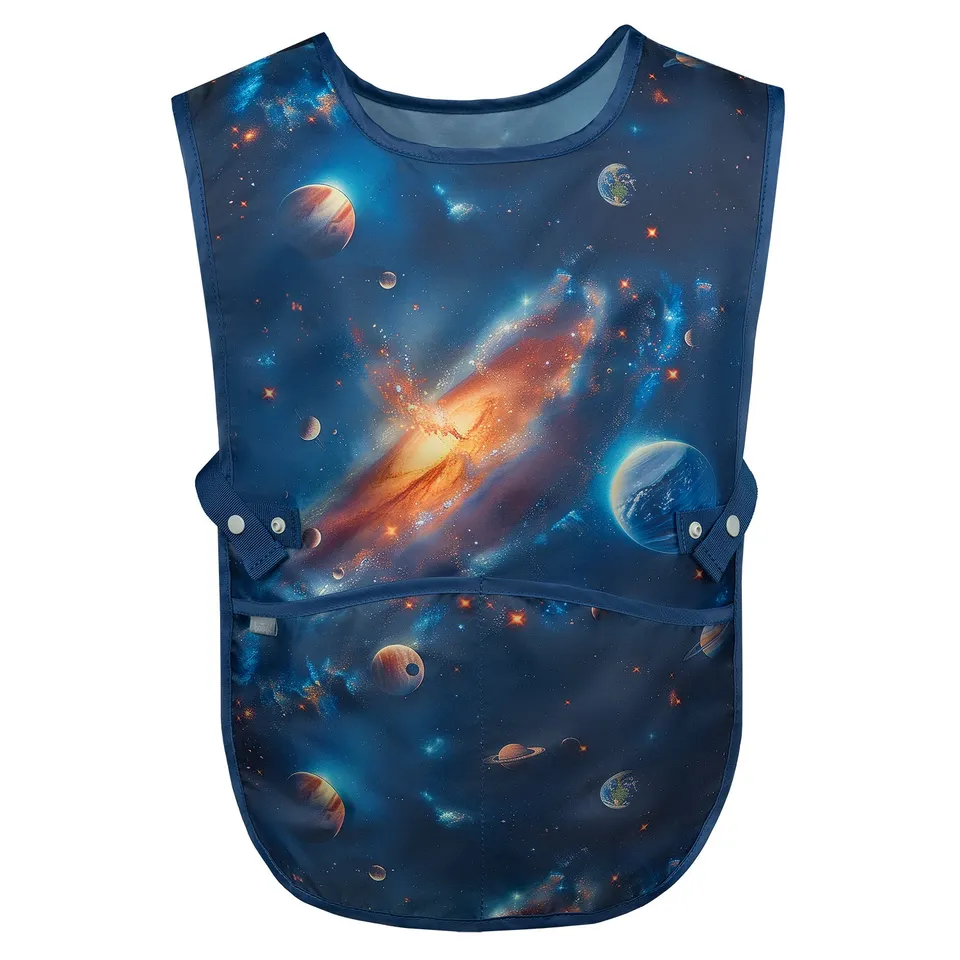 baagl-universe-tablier-enfant-peinture-lavable-poches image 1