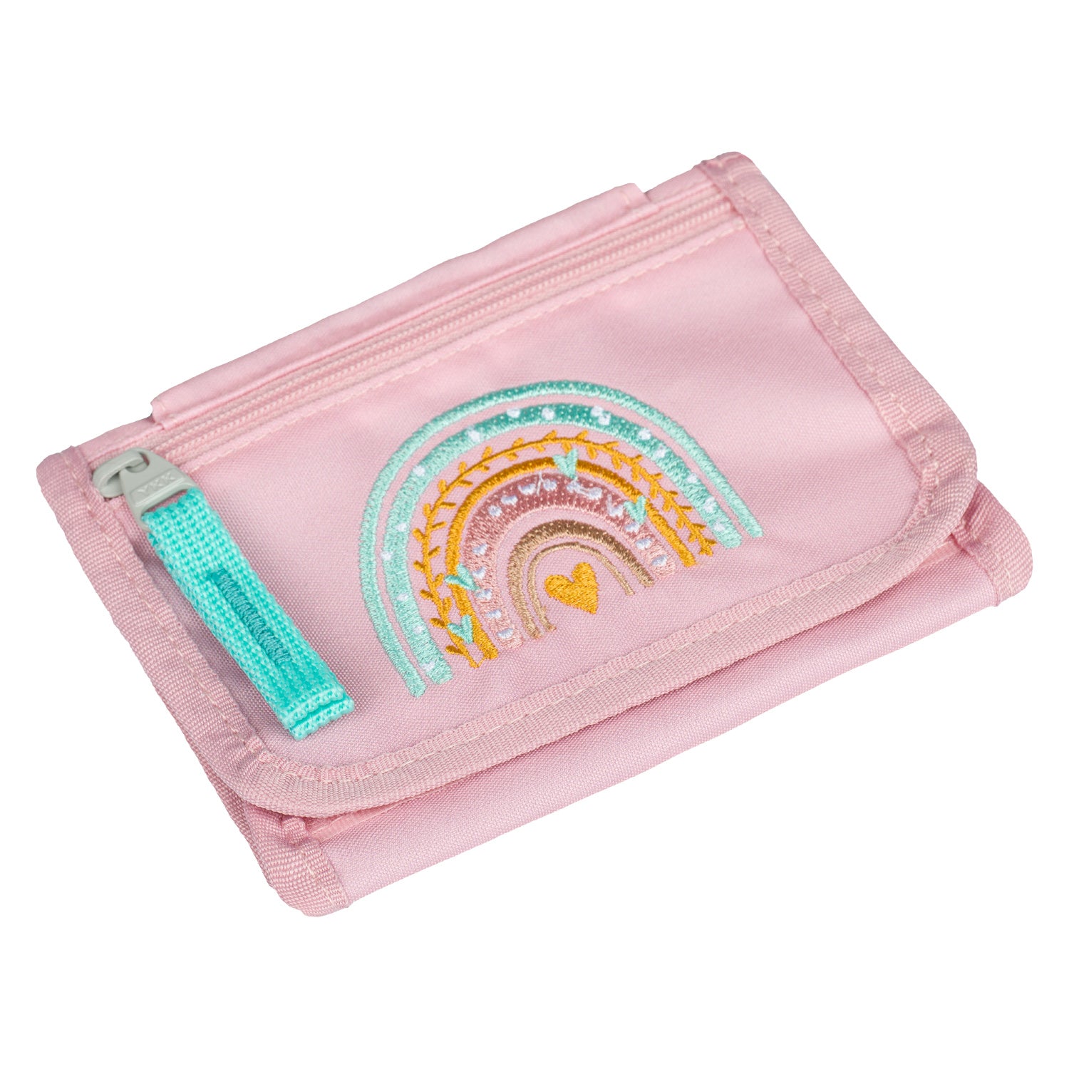 baagl-pink-rainbow-portefeuille-enfant-rose-scratch image 2