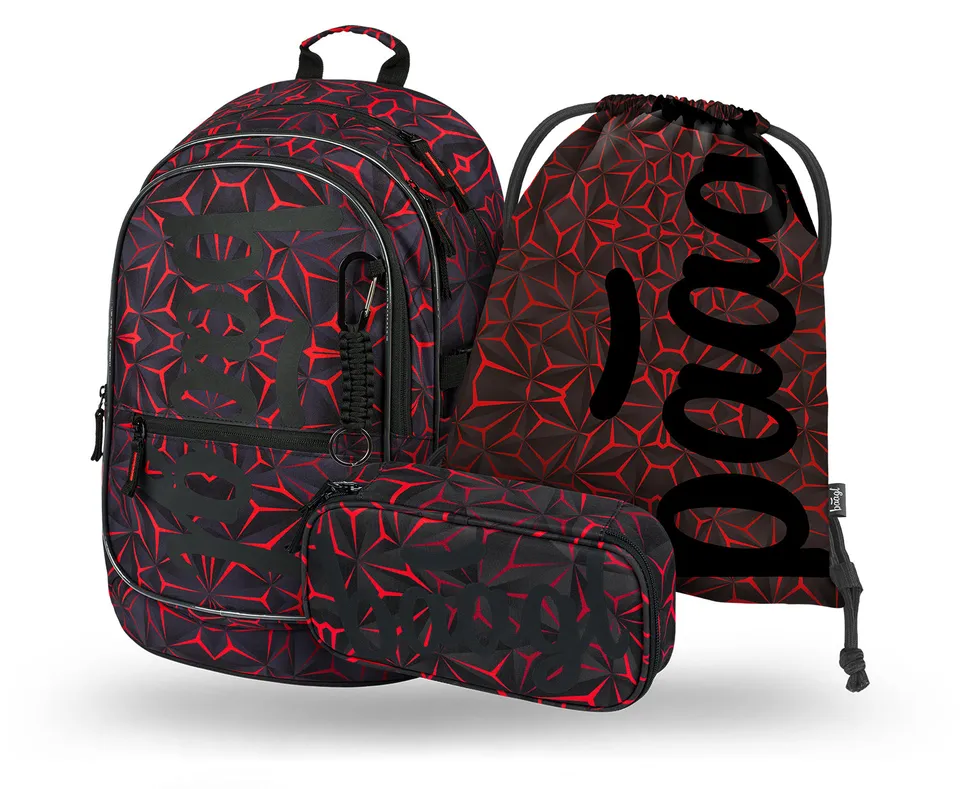 baagl-core-red-polygon-kit-scolaire-3-pi-ces-25-l image 1