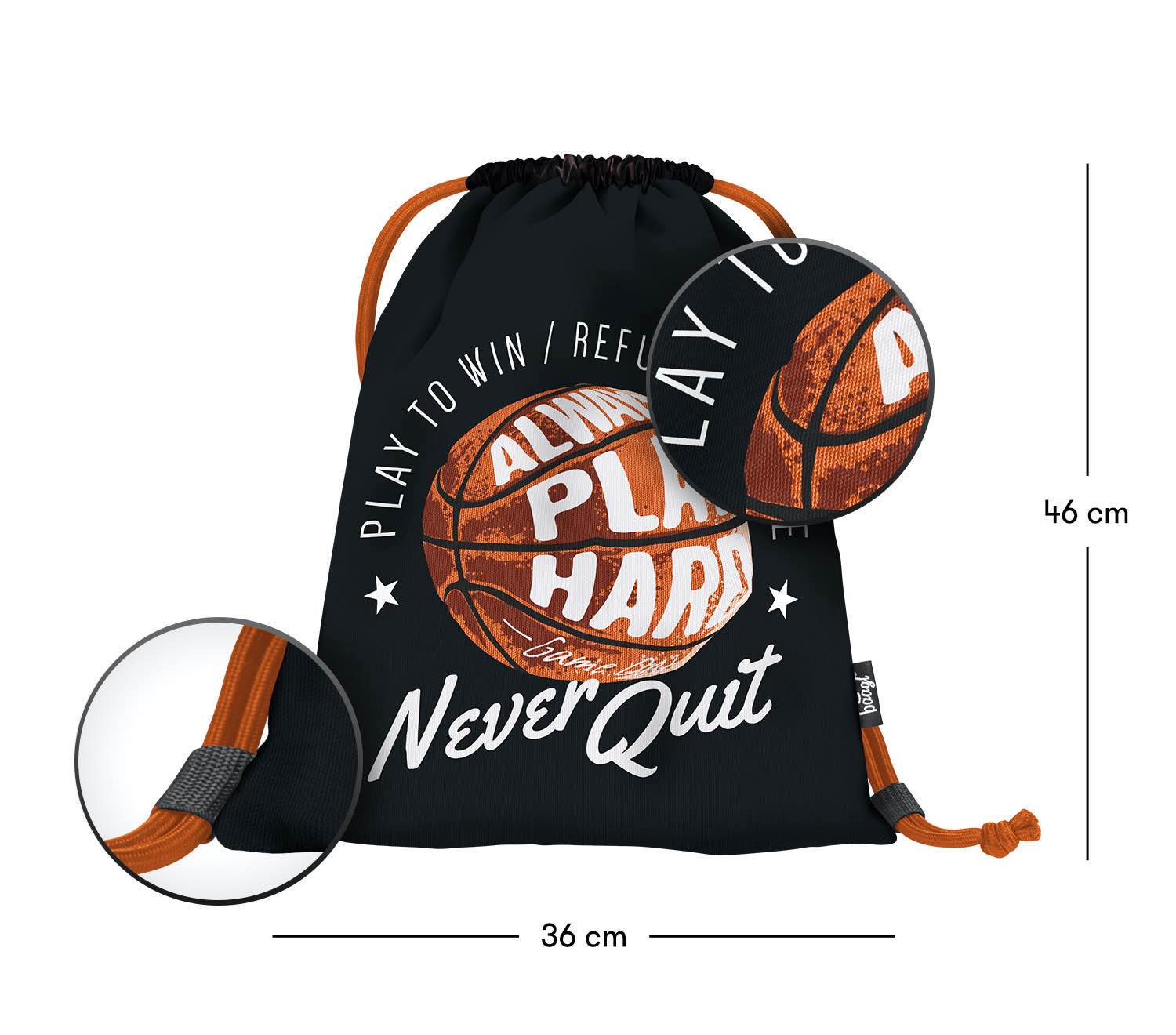 baagl-gym-sacks-sac-gym-basketball-ball-lavable image 3