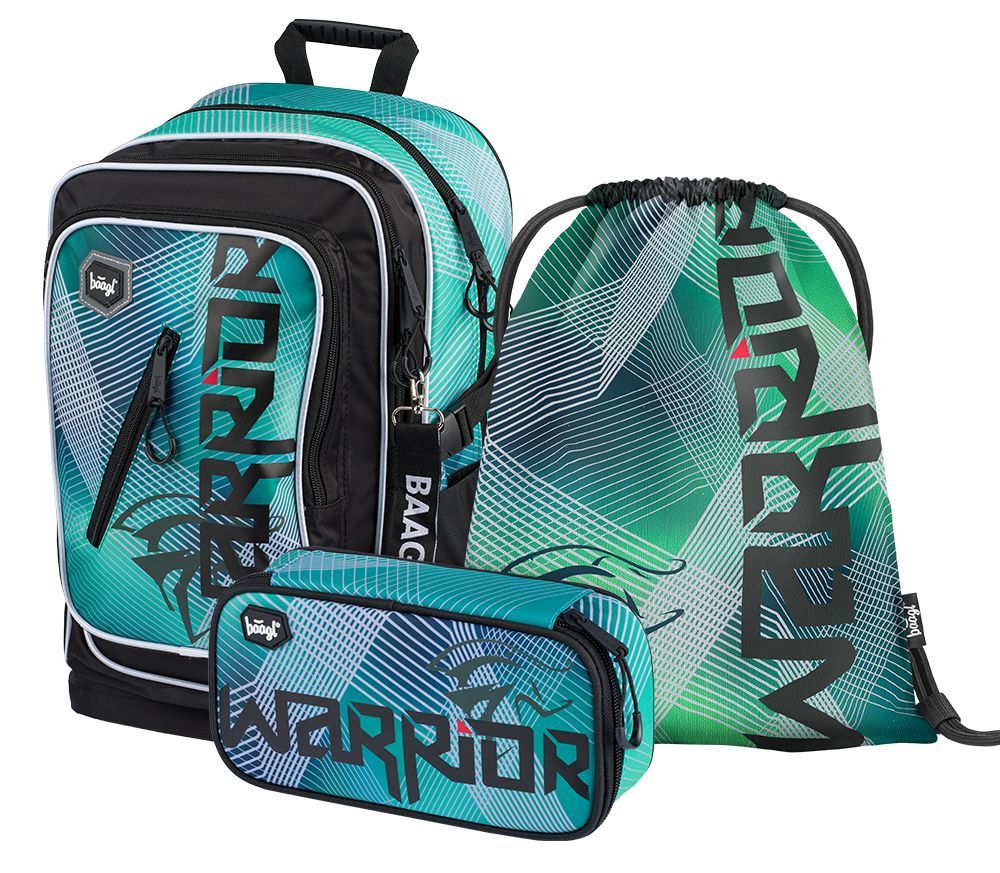 baagl-cubic-warrior-set-cartable-29-l-trousse-sac-gym image 1