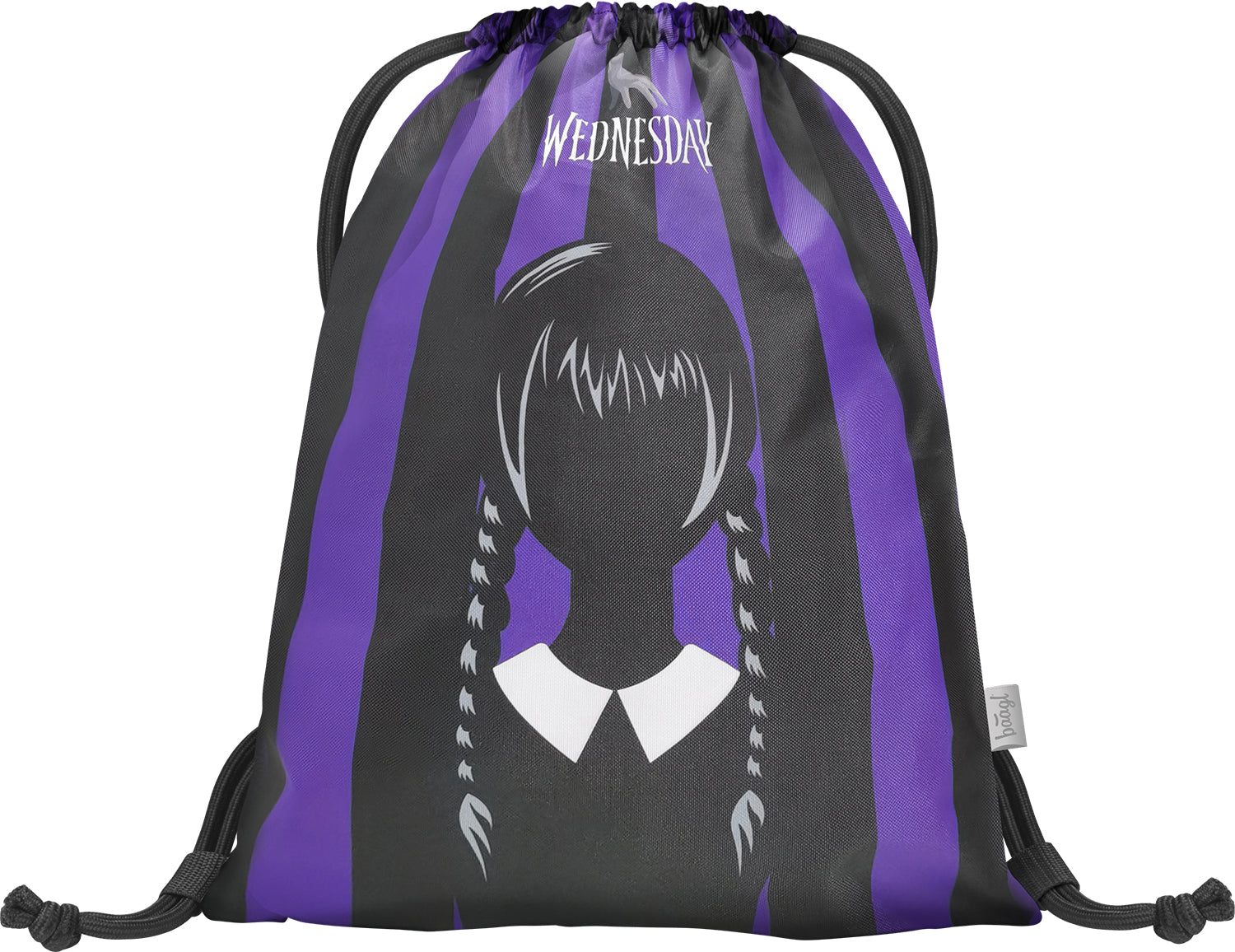 baagl-gym-sacks-sac-de-gym-wednesday-noir-lavable image 1