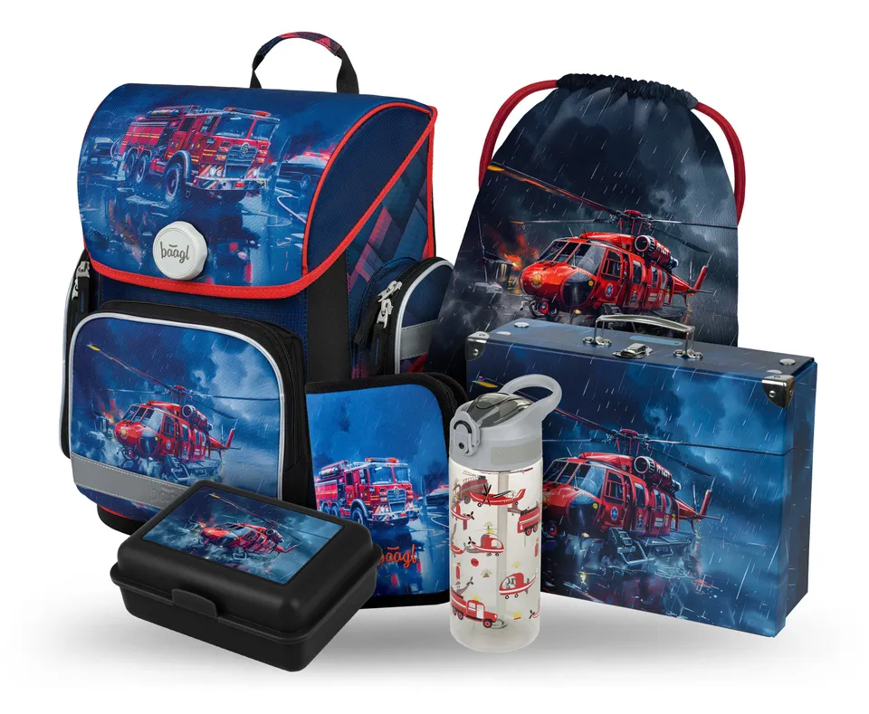 baagl-ergo-rescuers-iii-cartable-3-pi-ces-gar-on-ergonomique image 1