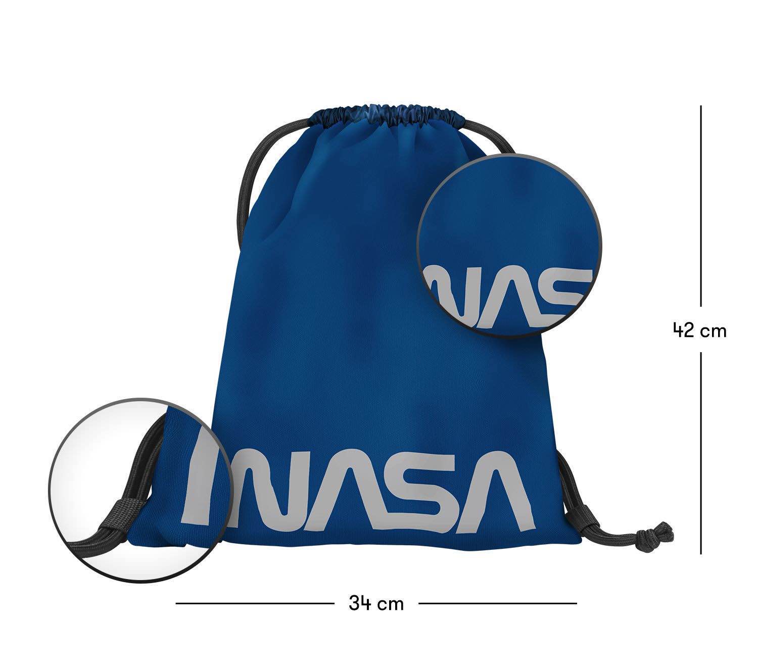 baagl-nasa-blue-sac-de-gym-espace-bleu image 3