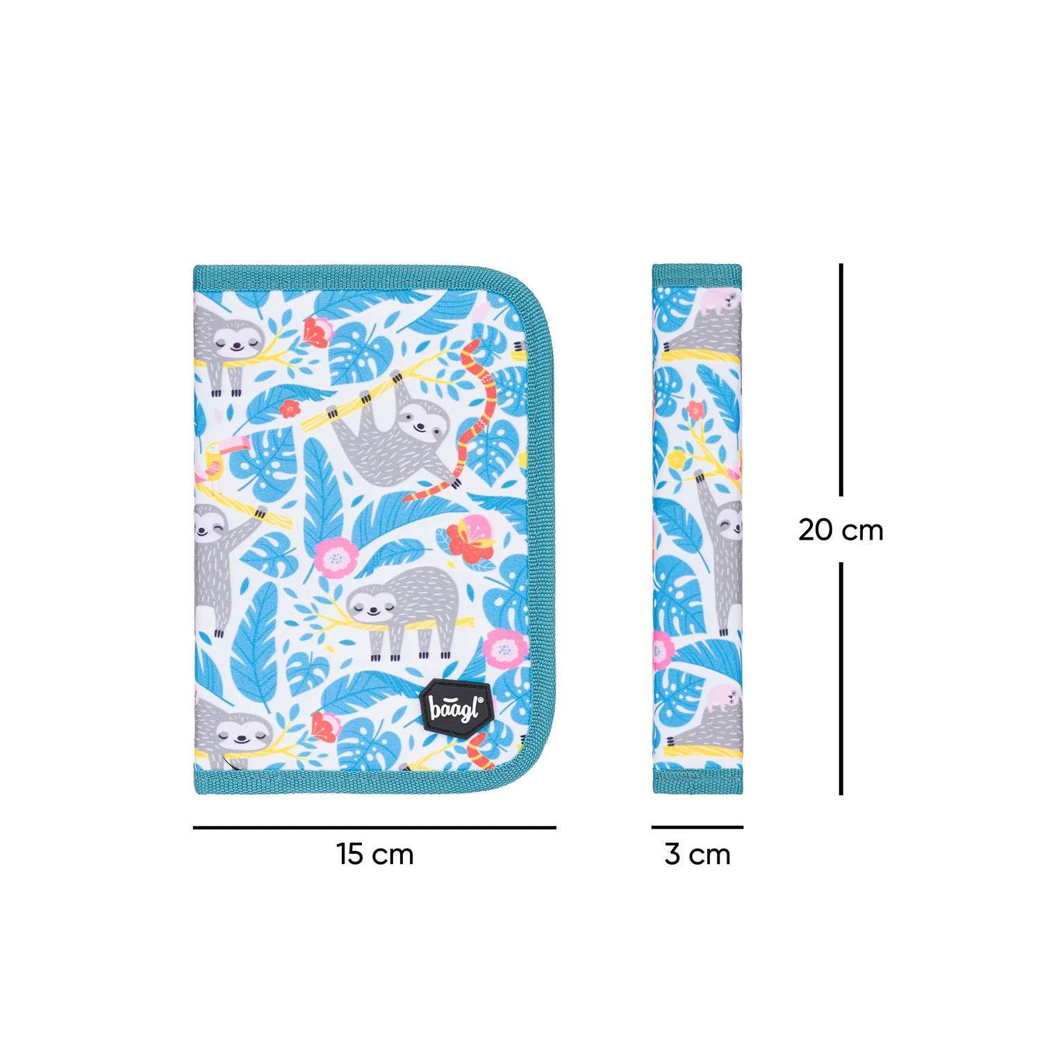 baagl-classic-sloth-trousse-scolaire-un-tage image 4
