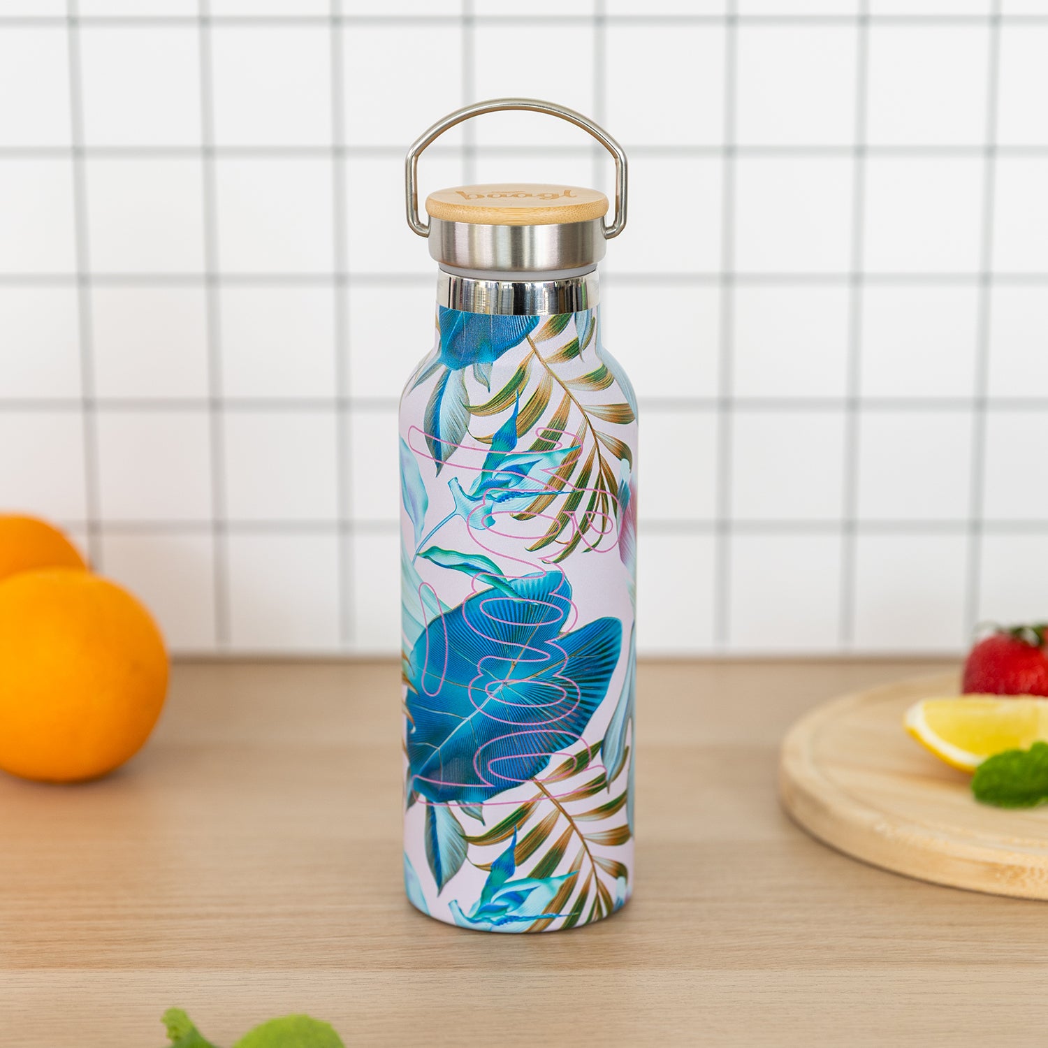 baagl-thermo-bottles-gourde-isotherme-leafs-500-ml-inox image 5