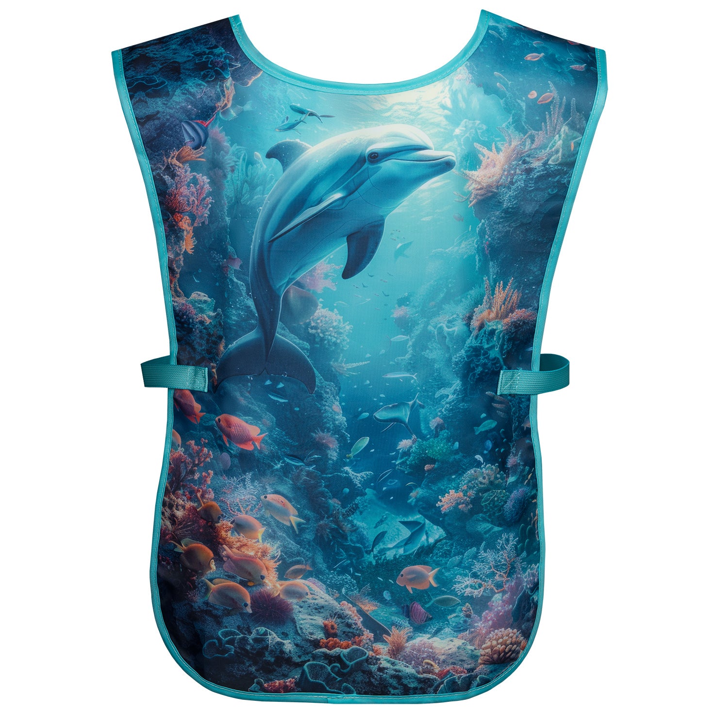 baagl-dolphin-tablier-enfant-dauphin-poches image 2