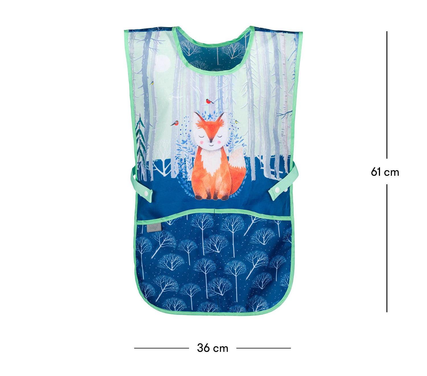 baagl-fox-tablier-enfant-peinture-renard-lavable image 4