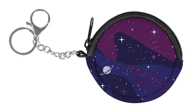 baagl-galaxy-portefeuille-enfant-rond-mousqueton image 1