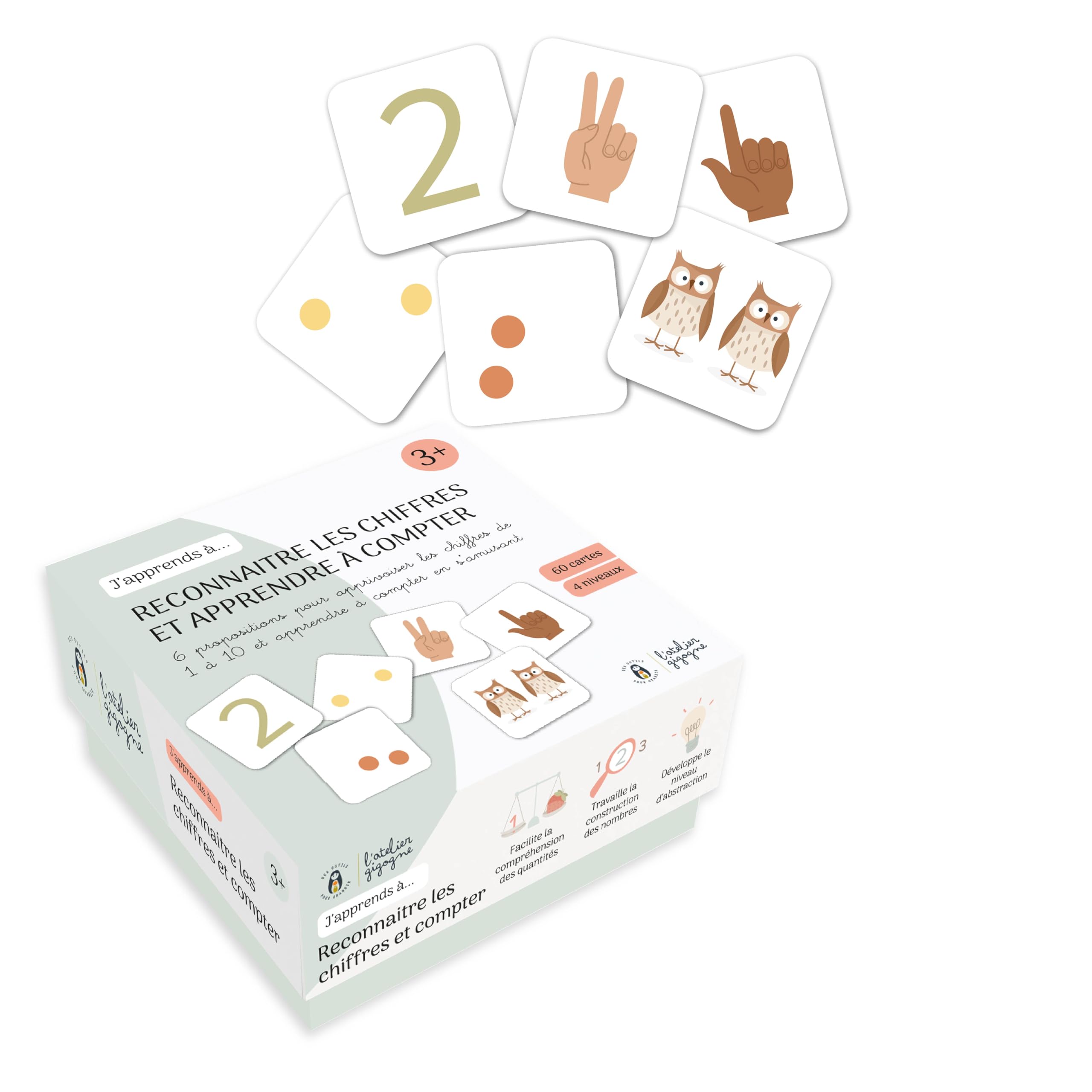 atelier-gigogne-apprentissage-jeu-compter-60-cartes-chiffres-1-10 image 1