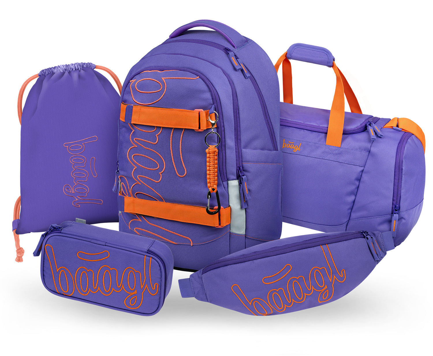 baagl-skate-max-orange-ii-ensemble-scolaire-cartable image 1