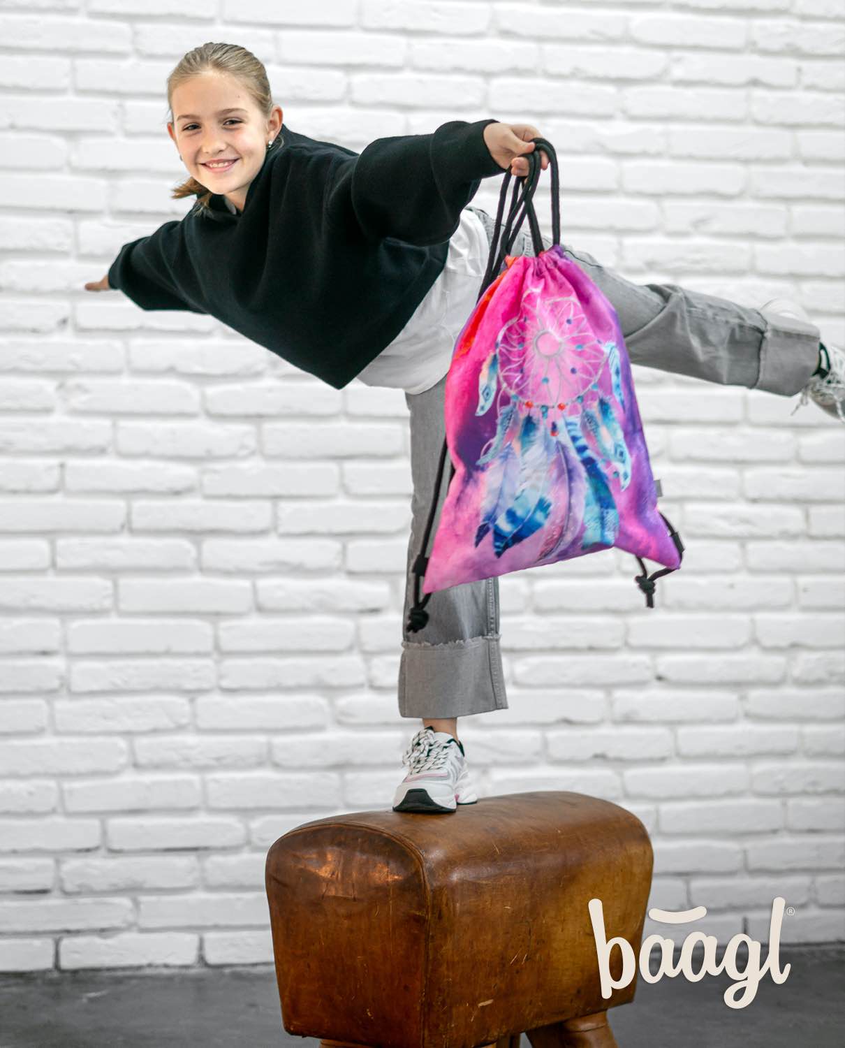 baagl-gym-sacks-dream-catcher-sac-de-gym-fille-lavable image 6