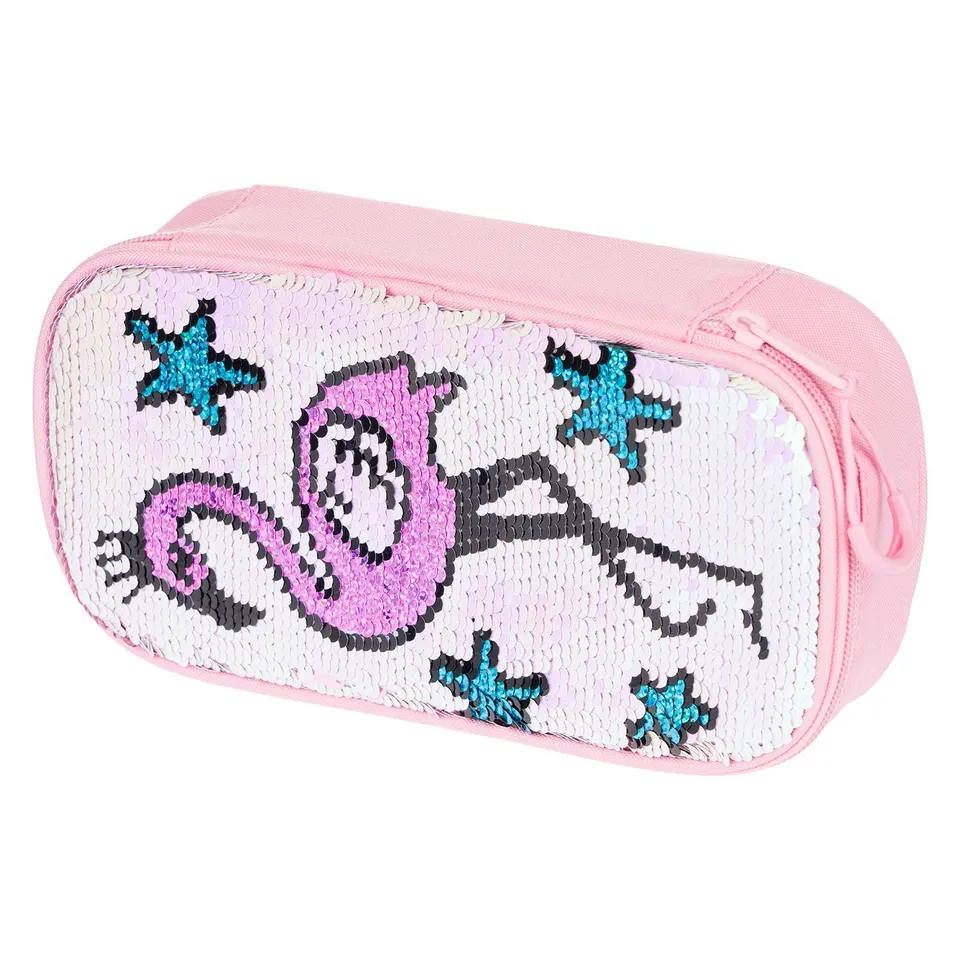 baagl-fun-flamingo-trousse-plumier-double-rabat image 1