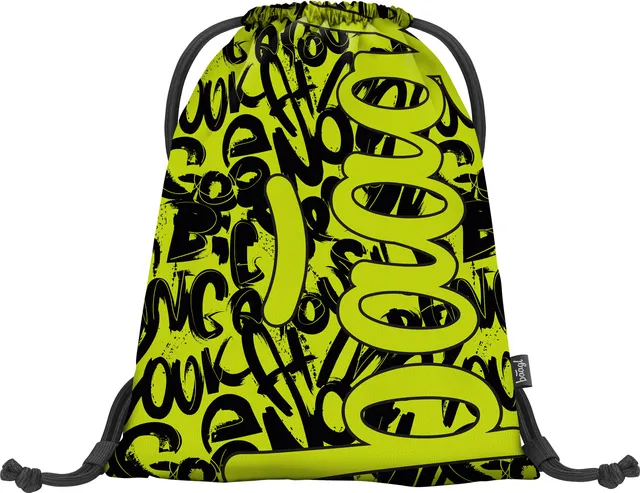 baagl-lime-sac-de-gym-vert-lavable-enfant image 1