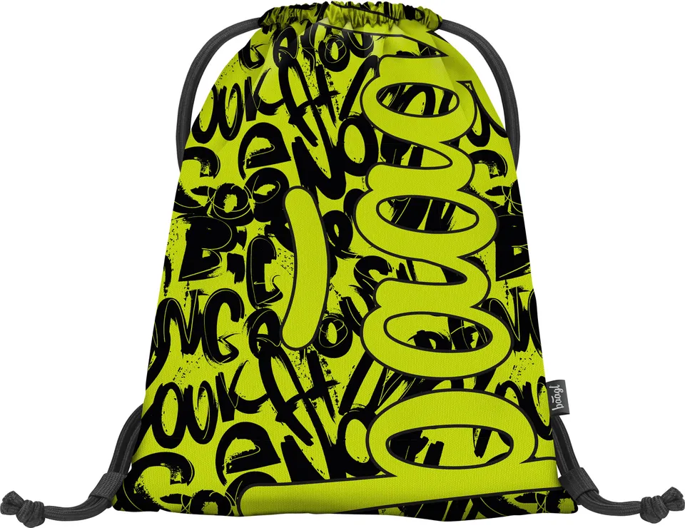 baagl-lime-sac-de-gym-vert-lavable-enfant image 1