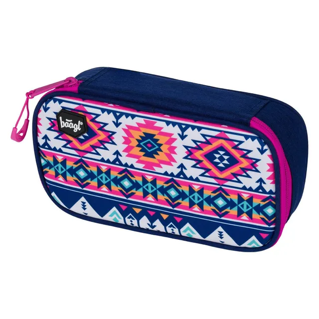 baagl-boho-trousse-scolaire-fille-rigide-vide image 1