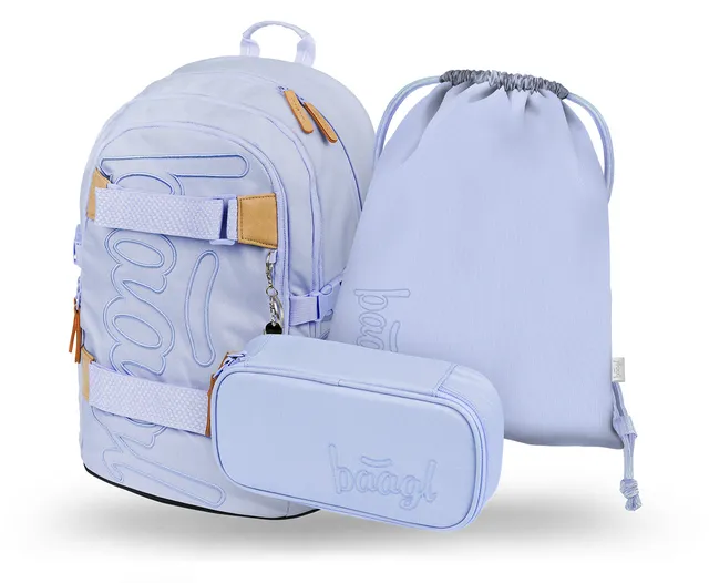 baagl-school-sets-ensemble-skate-lilac-3-pi-ces image 1