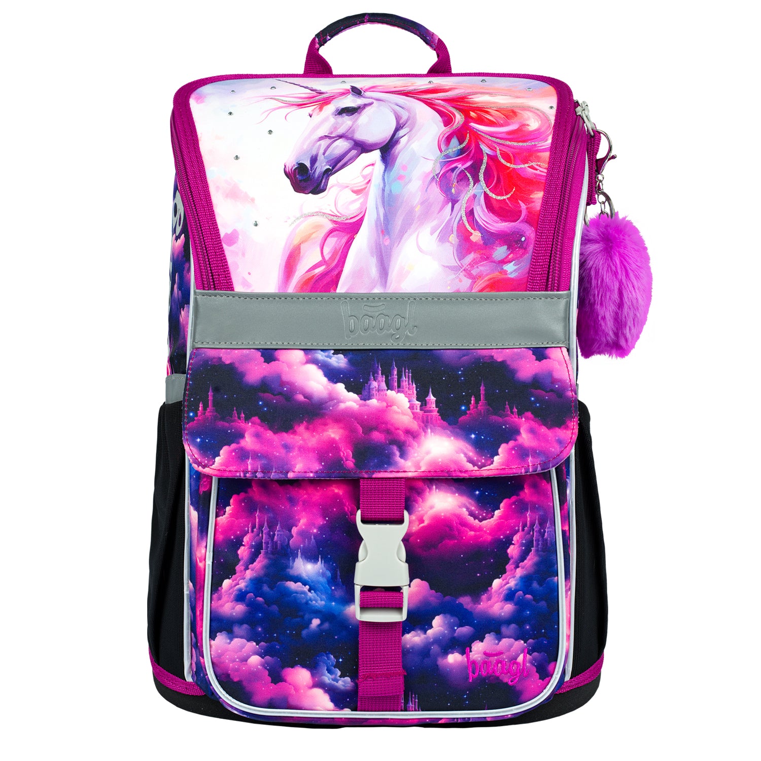 baagl-zippy-royal-unicorn-cartable-fille-licorne image 1