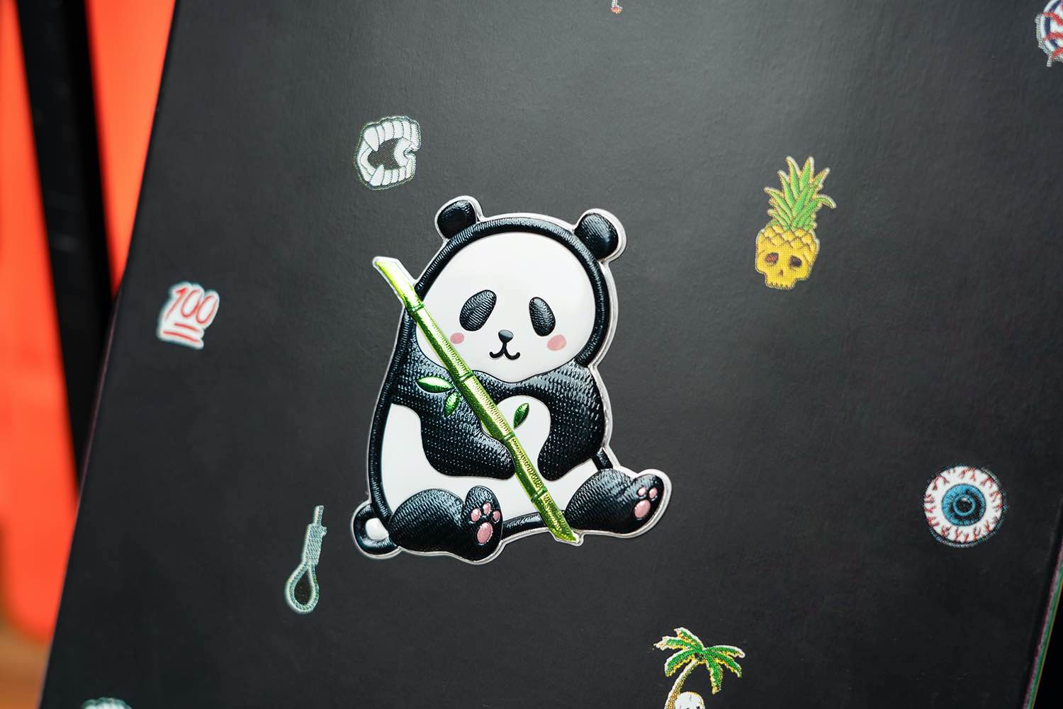 baagl-panda-autocollants-3d-r-utilisables-enfants image 4