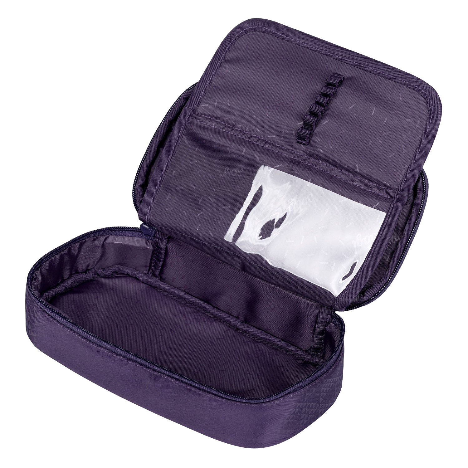 baagl-school-plum-trousse-scolaire-rigide-ykk image 2