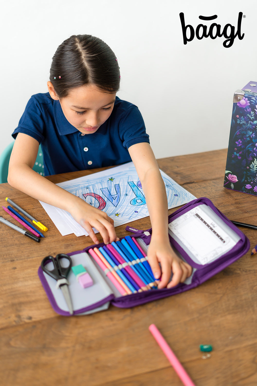 baagl-jungle-panda-trousse-scolaire-1-compartiment-panda image 7