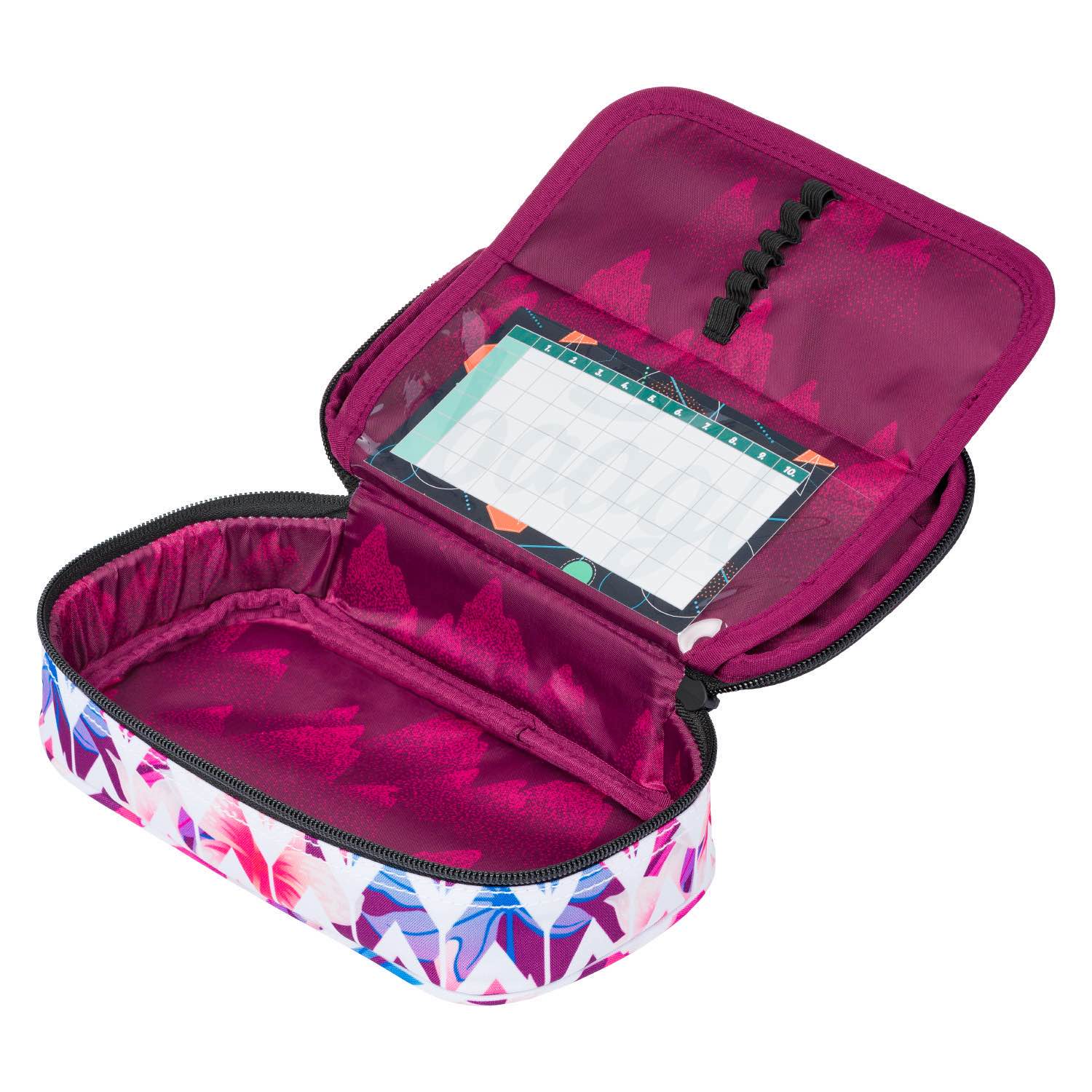 baagl-hawaii-tui-trousse-scolaire-rigide-fille-emploi-du-temps image 2