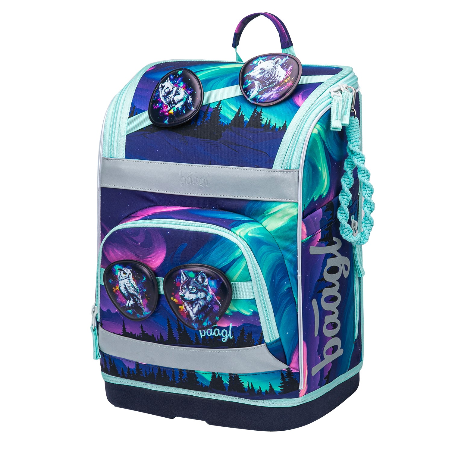 baagl-zippy-plus-aurora-cartable-ergonomique-18-l-fille image 2