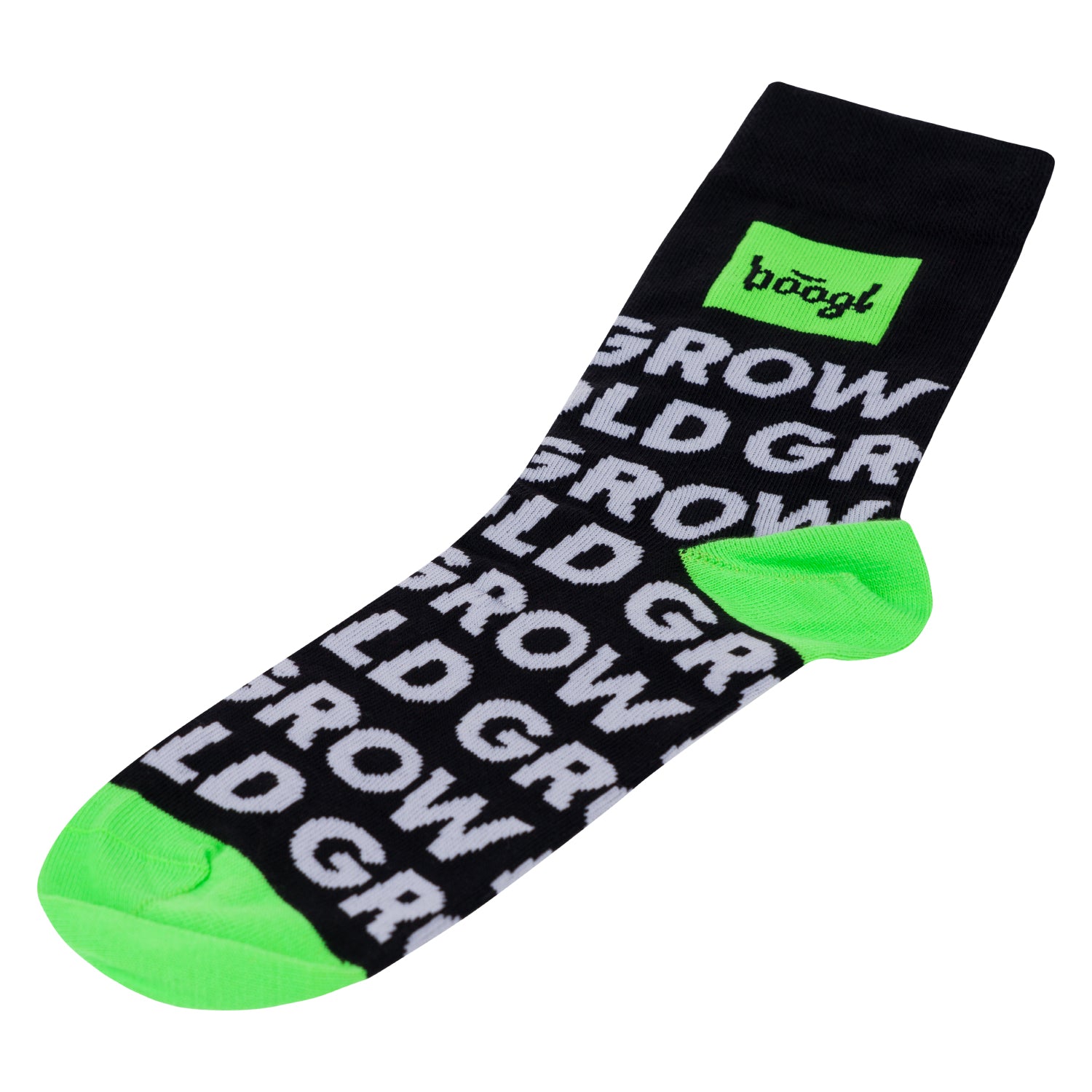 baagl-chaussettes-noires-grow-bold-enfant image 2