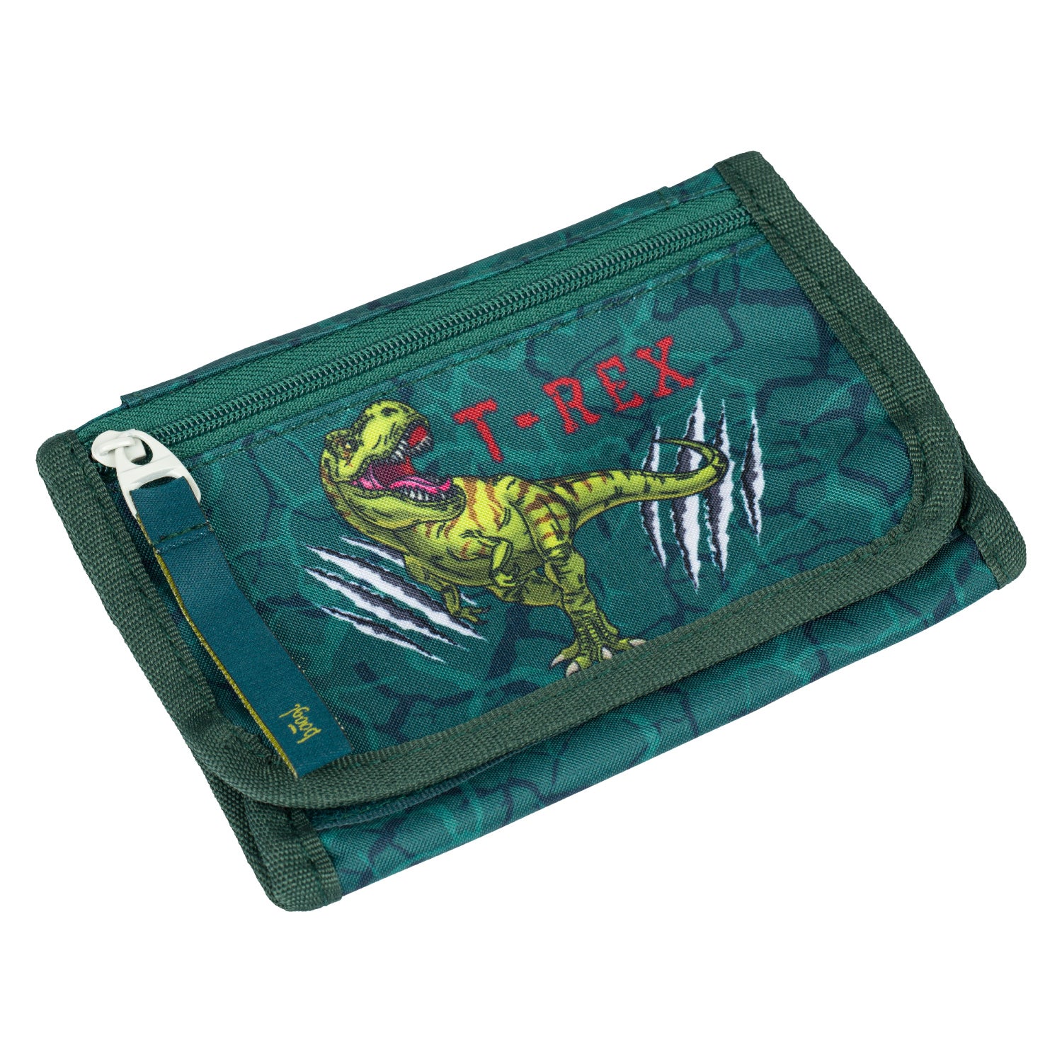 baagl-t-rex-portefeuille-enfant-vert-dinosaure image 2