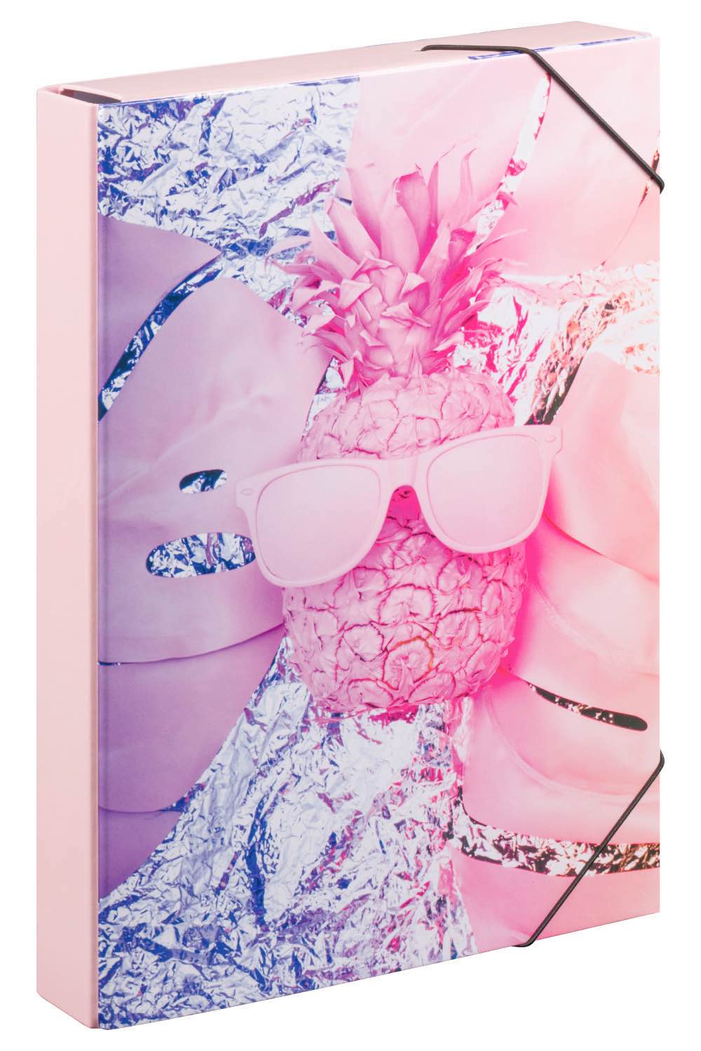 baagl-ananas-chemise-cole-heftbox-jumbo-lastique-motif-ananas image 1