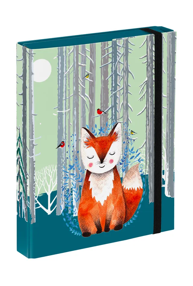 baagl-notebook-folders-fox-chemise-a5-renard-lastique image 1