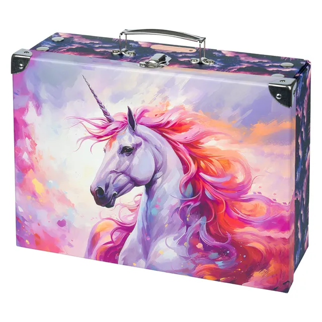 baagl-royal-unicorn-mallette-scolaire-pliable-licorne image 1