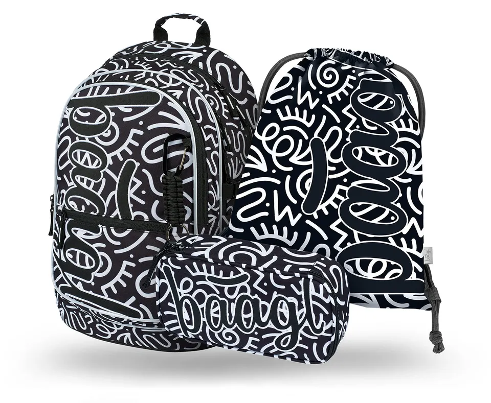 baagl-school-sets-core-element-sac-dos-25-l-trousse-poche image 1