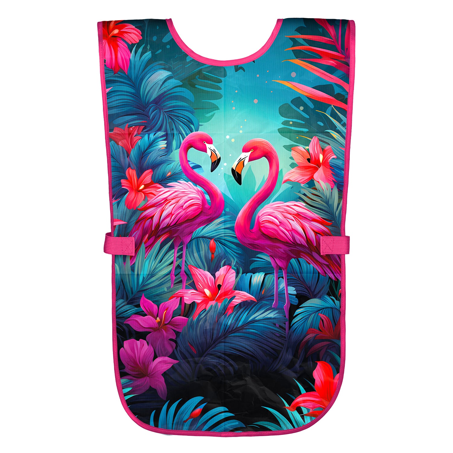 baagl-aprons-tablier-enfant-flamingos-2-poches-lavable image 2