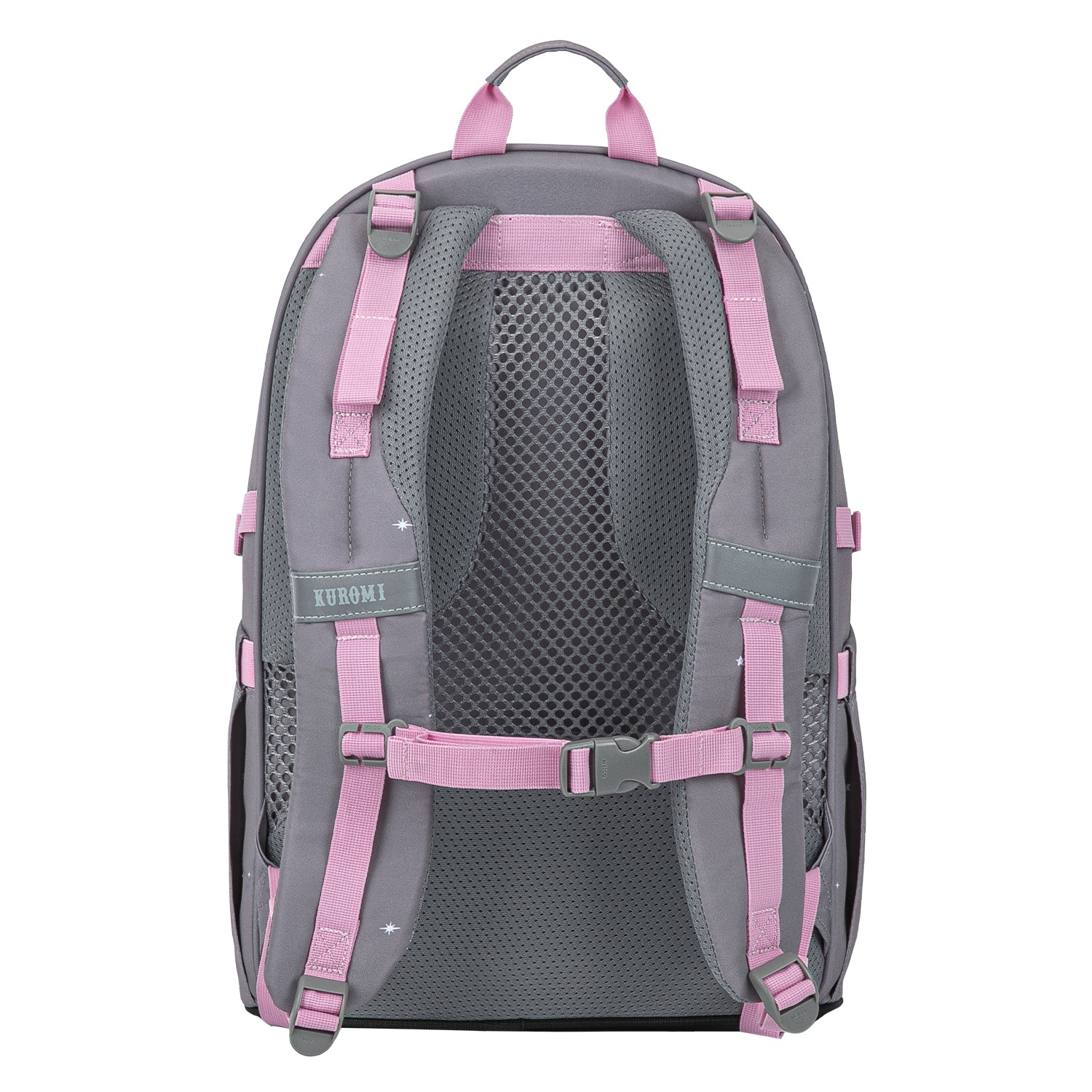 baagl-skate-kuromi-grey-sac-dos-scolaire-skateboard image 4