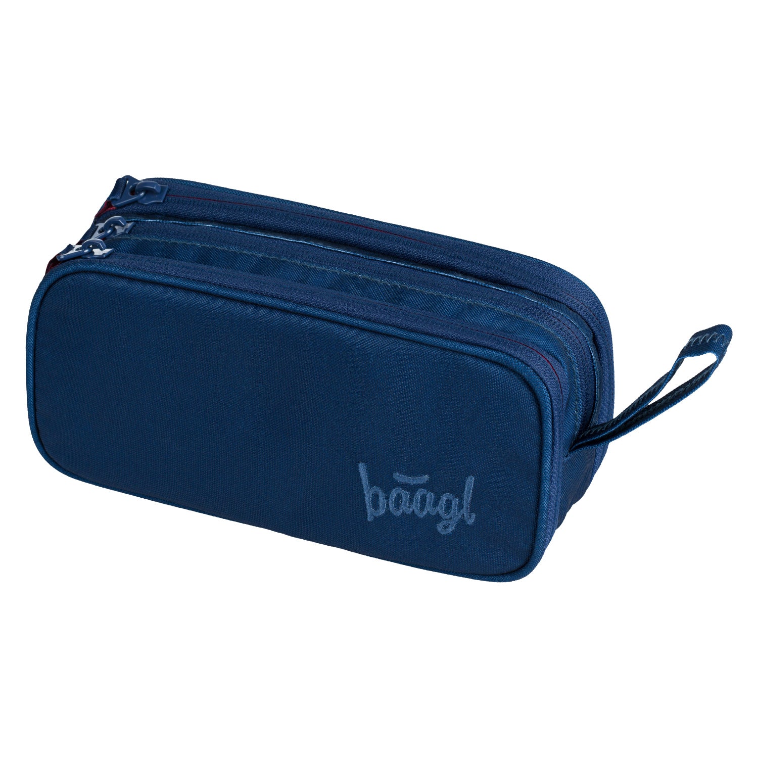 baagl-student-navy-trousse-scolaire-3-compartiments-bleu-marine image 1
