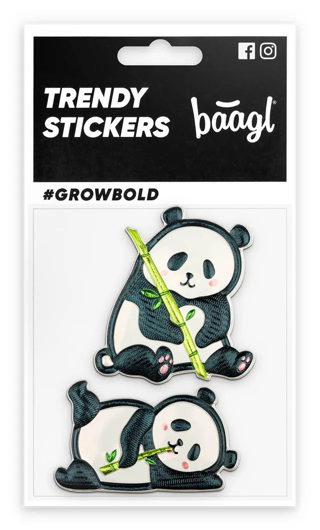 baagl-panda-autocollants-3d-r-utilisables-enfants image 1