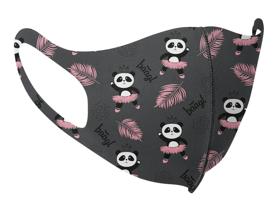 baagl-panda-masque-enfant-lavable-antibact-rien image 1