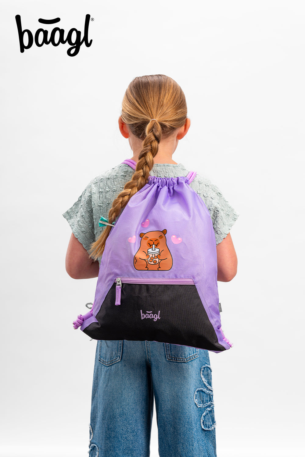 baagl-capybara-sac-de-gym-poche-zipp-e-mousqueton image 4