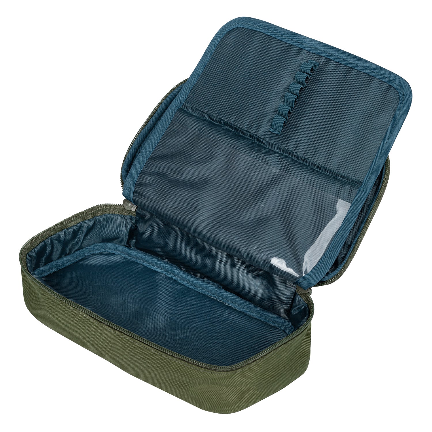 baagl-school-pencil-pouches-trousse-olive-recycl-e-grs image 2
